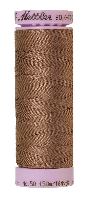 Fil de coton Mettler Silk-finish 50wt, 150m, Espresso