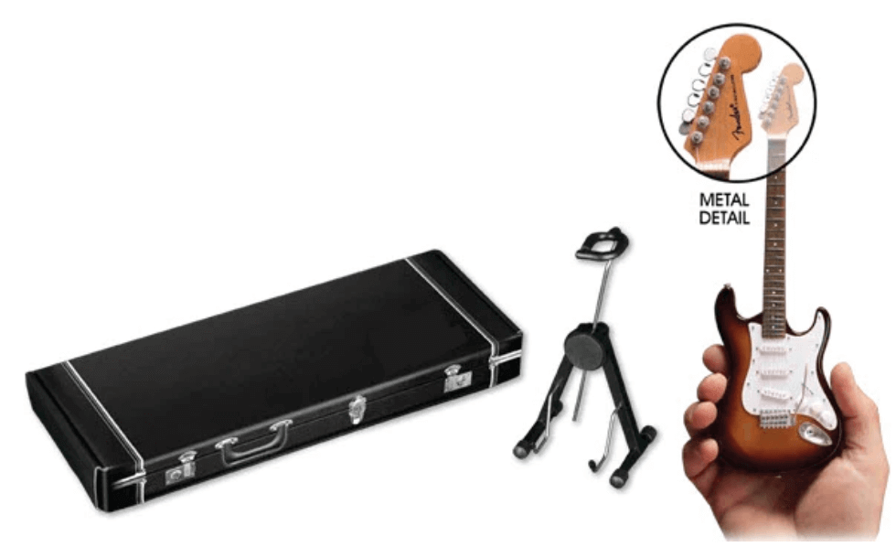 Réplique miniature de guitare Dimebag Darrell Signature Lightning Bolt - Sous licence officielle