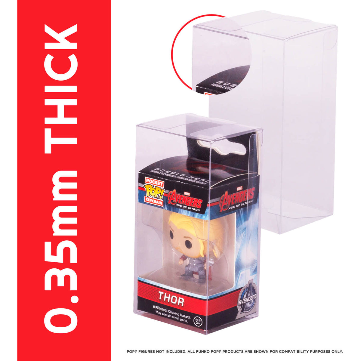 EVORETRO Protège-clés Funko Pop en PET