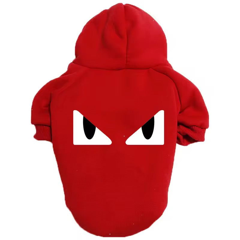 Bat Eyes Dog Hoodie – Luxury Graphic Streetwear Hoodie for Dogs
