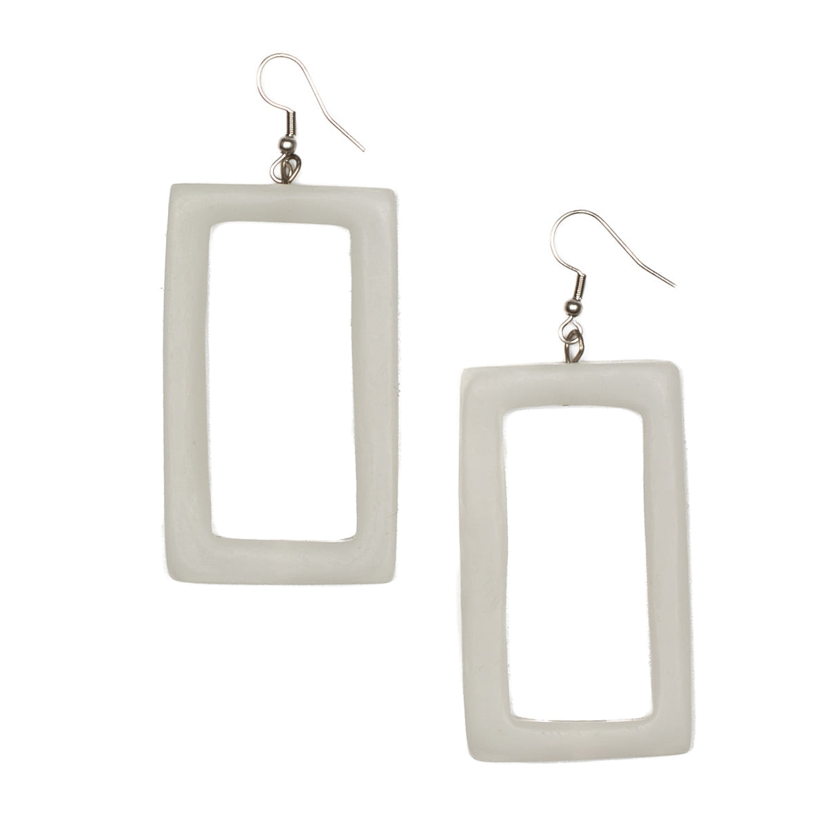Resin Rectangular Earring