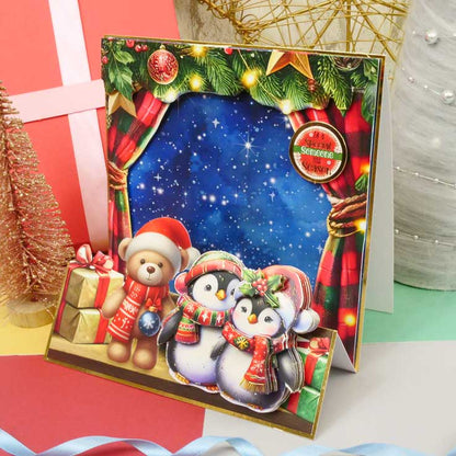 Brilliant Backgrounds - Noël est là Bloc de papier 20x20cm