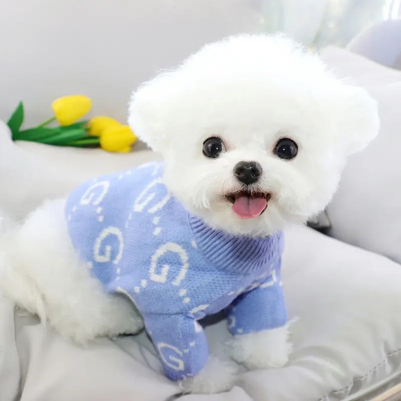 GiGi Sweater – Vêtements d'extérieur en maille de luxe pour chiens