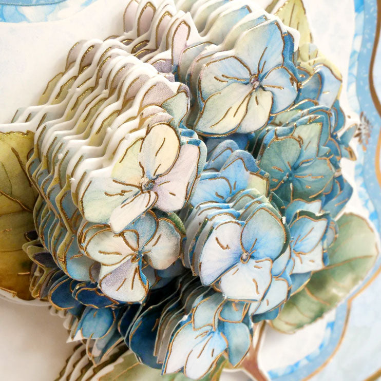 Set Deco-Large "En pleine floraison" - Fleur d'hortensia