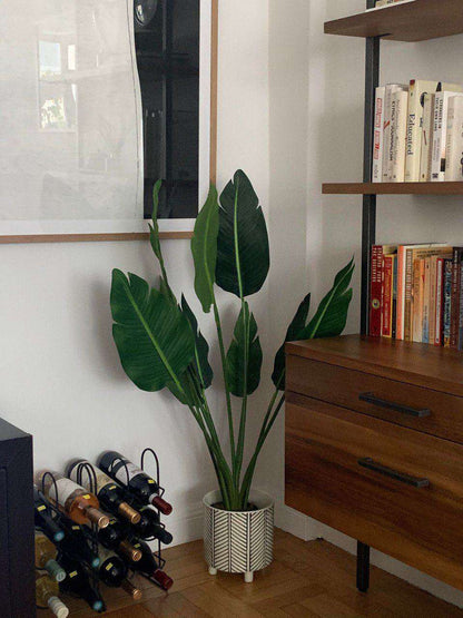Oiseau de Paradis Artificiel Bohème en Pot 109 cm