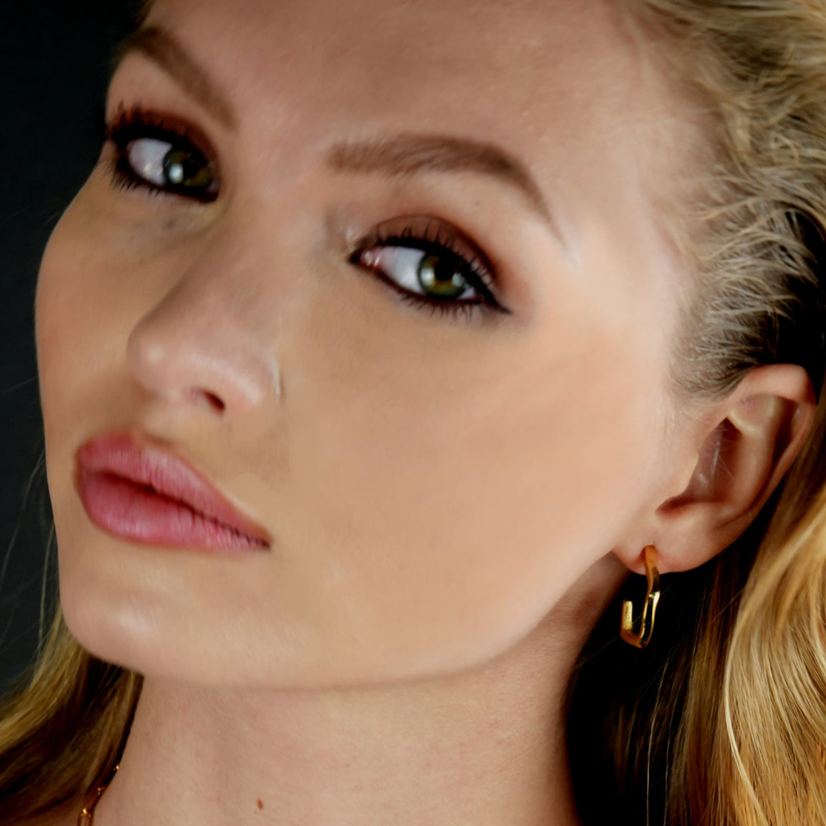 BOJANA : Boucles d'oreilles créoles géométriques « AM to PM »