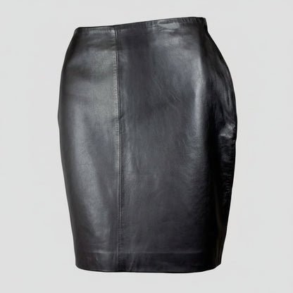 BOL Women's Dawn Short Leather Pencil Skirt