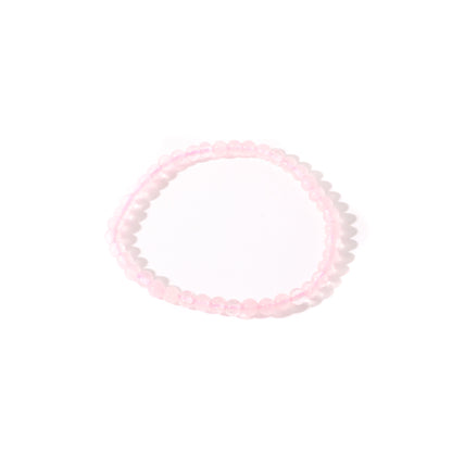 Rose Quartz Bead Bracelet