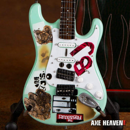 Réplique miniature de guitare de collection Billie Joe Armstrong Signature Bleue
