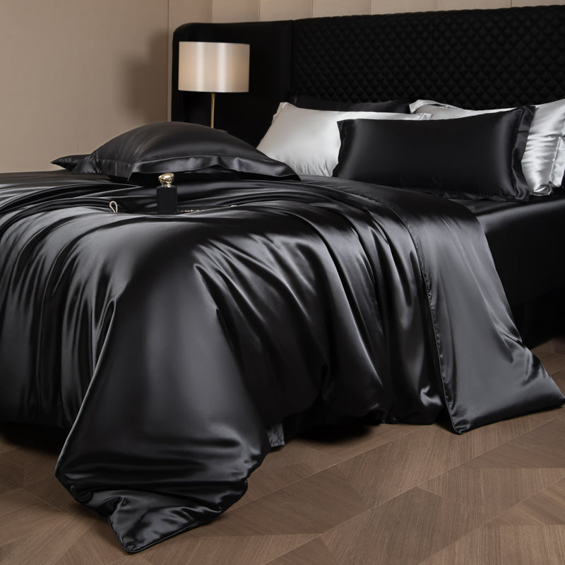 Parure de lit élégante Lustre Luxe – Noir