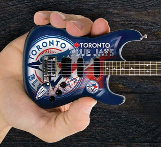 Mini-guitare de collection 10 po des Blue Jays de Toronto