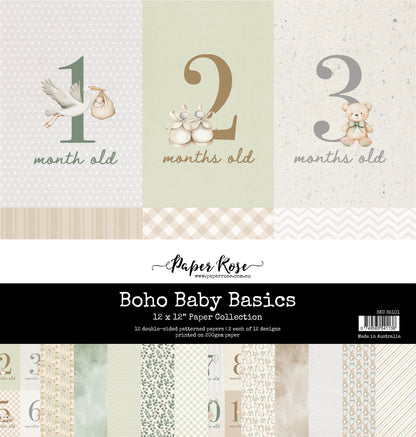 Collection de papiers Boho Baby Basics 12x12 35101