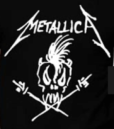 Metallica - T-shirt noir Scary Bones