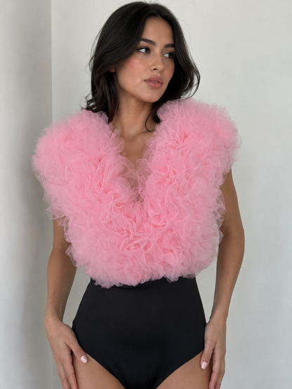 Fluffy Bodysuit