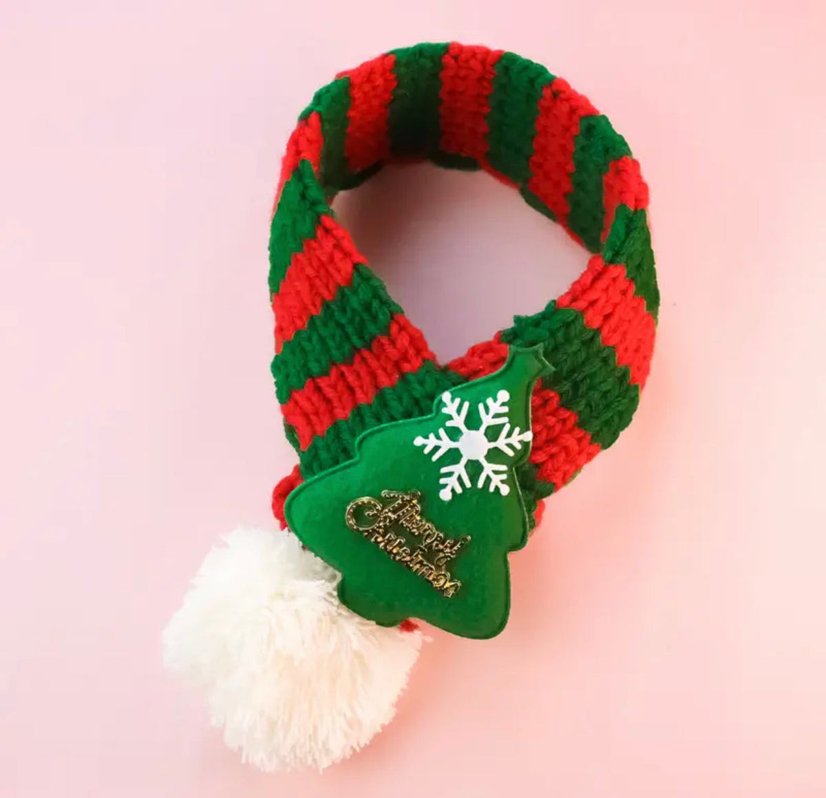 Ho Ho Ho Holiday Dog Scarf | Christmas Winter Accessory