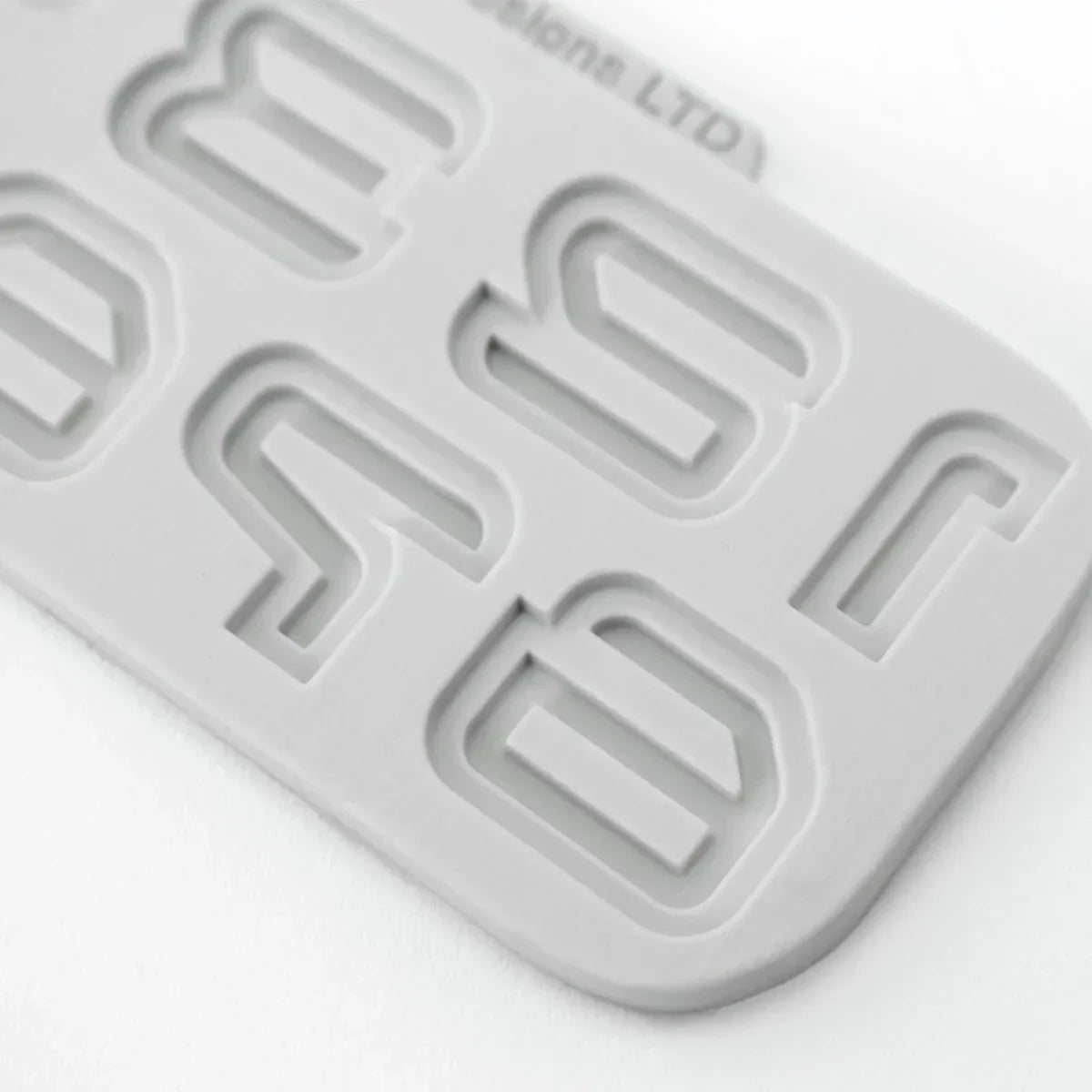 Science Fiction Alphabet and Numbers Silicone Mould Set of 2