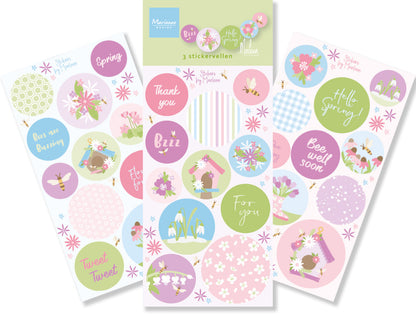 Autocollants Marianne Design - Hello Spring de Marleen