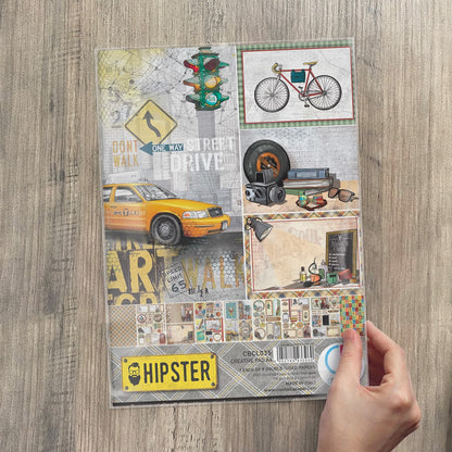 Bloc Créatif Bella Hipster Ciao A4 9 feuilles/paquet
