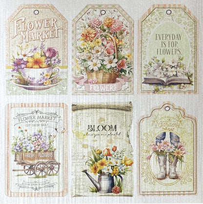 Deluxe Flower Shop Papier Poire 15,2x15,2 cm 5/Paquet