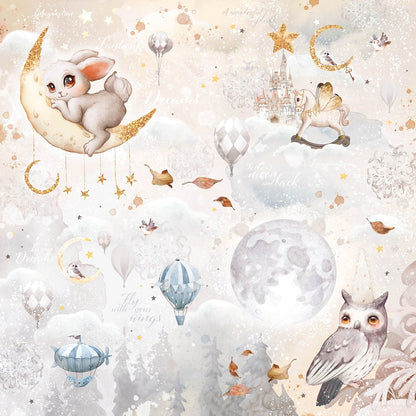 Bloc de papier Dreamland 8x8 12 feuilles/paquet
