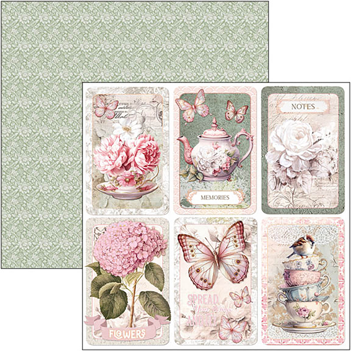 Bloc "Moments intemporels" 20,3 x 20,3 cm 12 feuilles/paquet