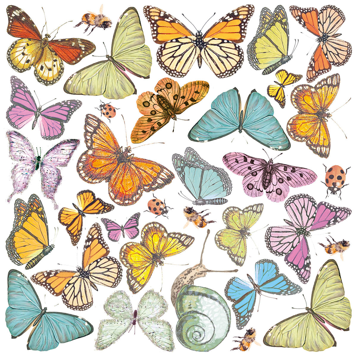 Ciao Bella Enchanted Land Fussy Cut Pad 15x15cm 24 feuilles/paquet