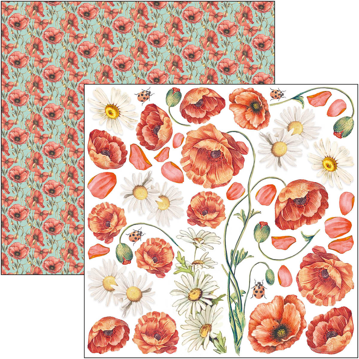 Ciao Bella Enchanted Land Fussy Cut Pad 15x15cm 24 feuilles/paquet