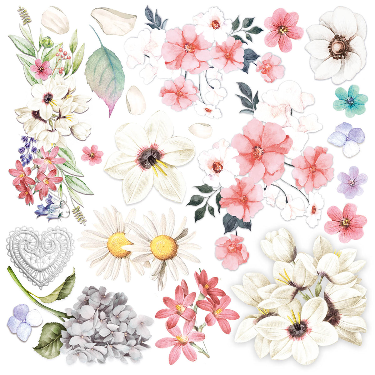Ciao Bella Enchanted Land Fussy Cut Pad 15x15cm 24 feuilles/paquet