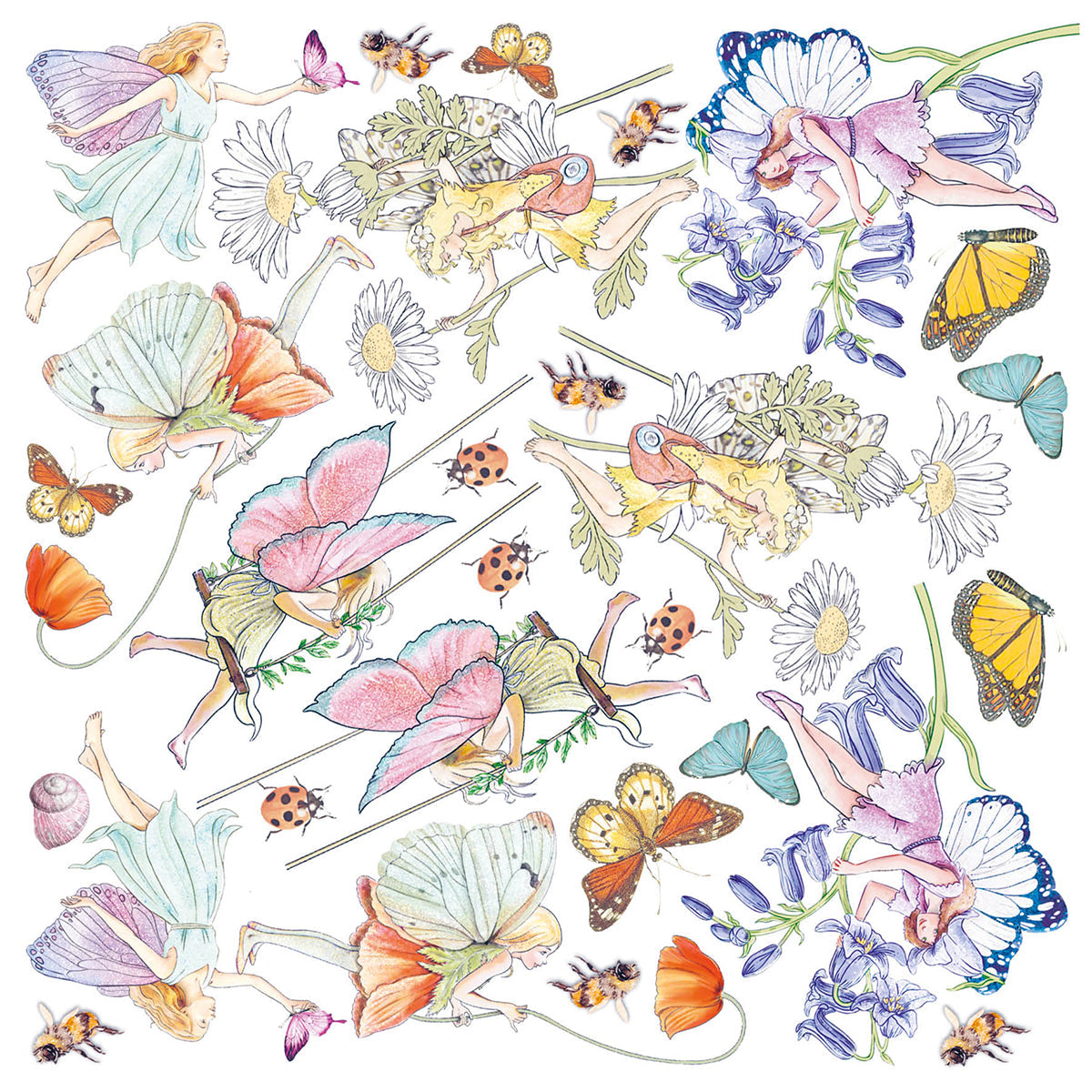 Ciao Bella Enchanted Land Fussy Cut Pad 15x15cm 24 feuilles/paquet