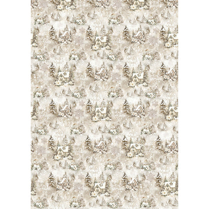 Papier de riz A5 ASSORTI 8 feuilles/paquet Saison d'hiver