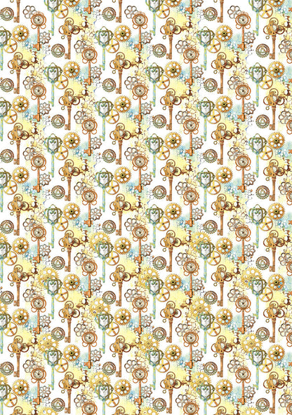 Vellum Coral Reef Paper Patterns A4 6/Pkg