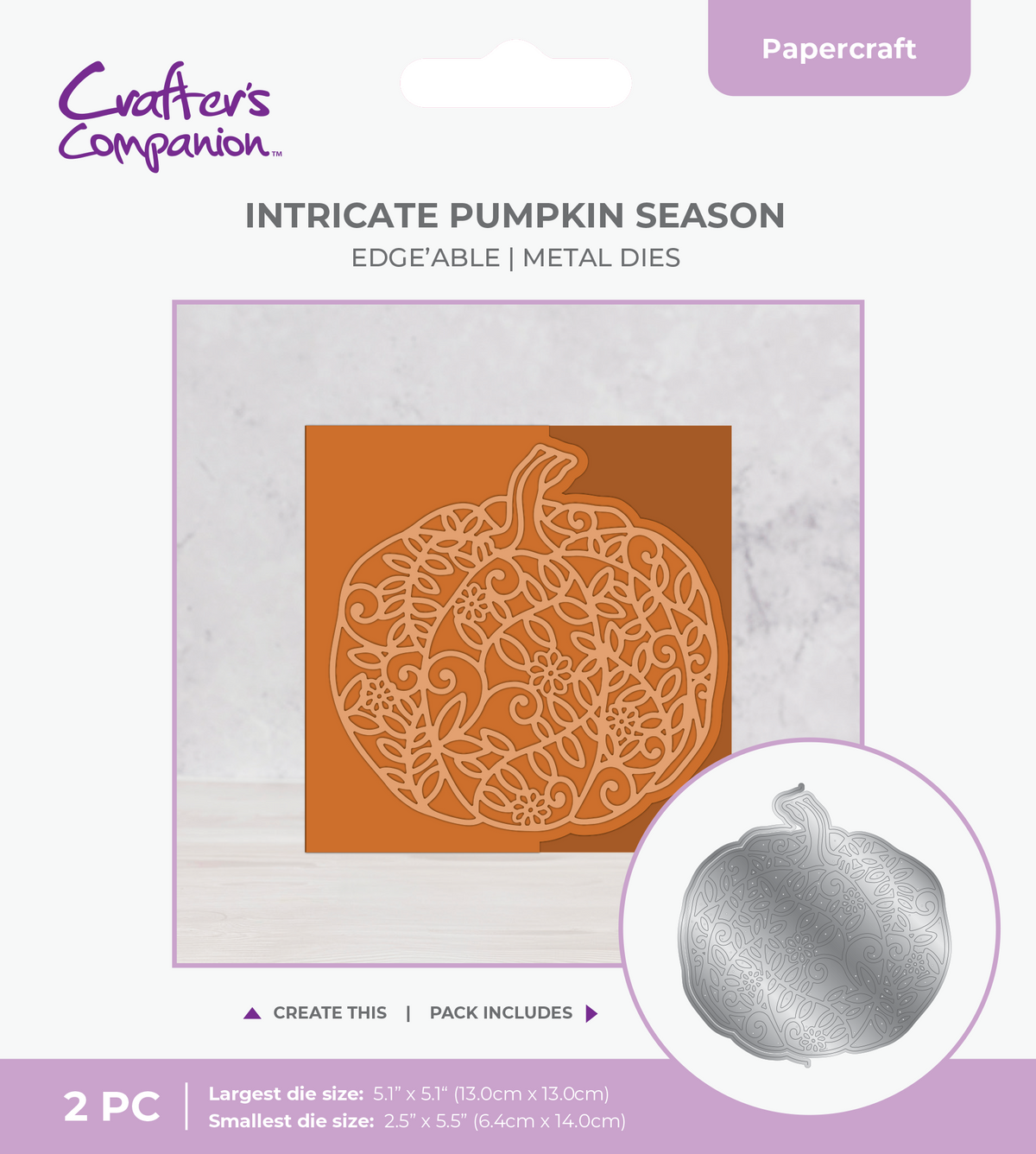 Crafter's Companion Die Set - Saison de la citrouille complexe