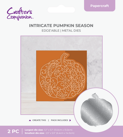 Crafter's Companion Die Set - Saison de la citrouille complexe