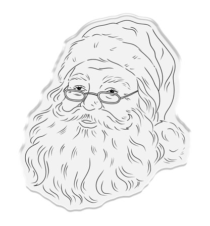 Crafter's Companion Retro Christmas Collection Stamp & Die Set - Santa