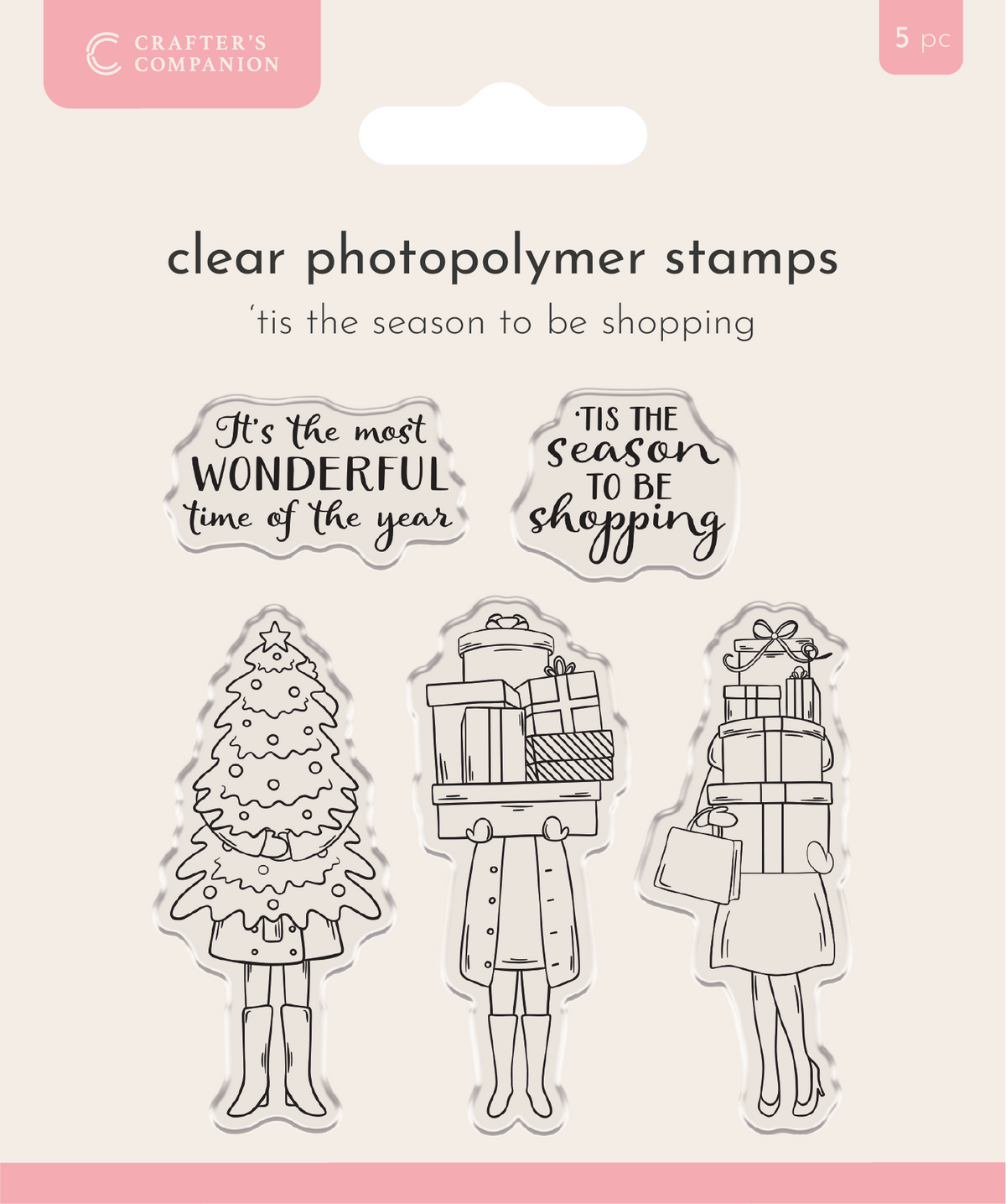 Tampon en photopolymère Crafter’s Companion - La saison des achats