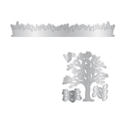 Crafters Companion The Great Outdoors Matrice de découpe métallique Edge’able - Le Cadre Naturel