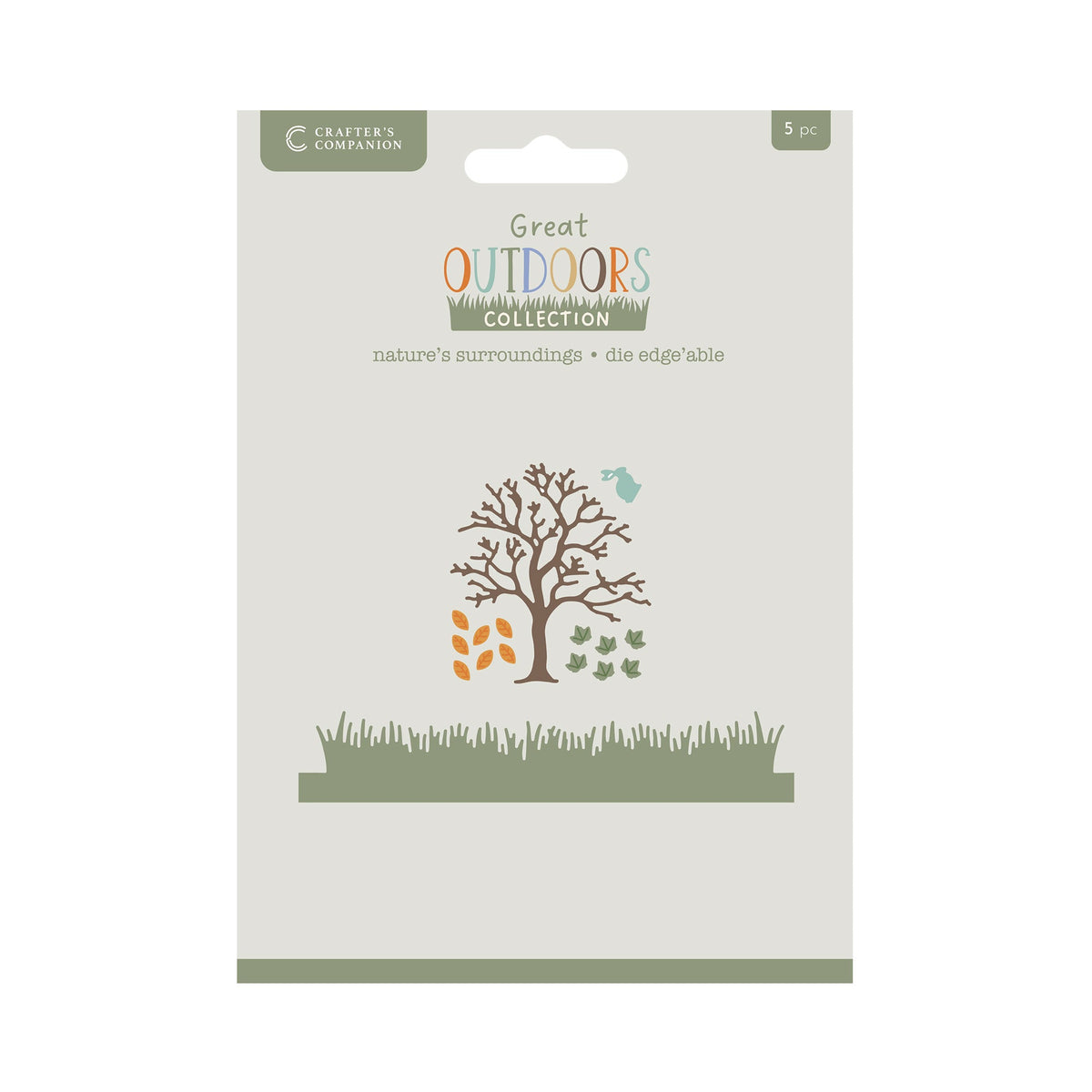 Crafters Companion The Great Outdoors Matrice de découpe métallique Edge’able - Le Cadre Naturel