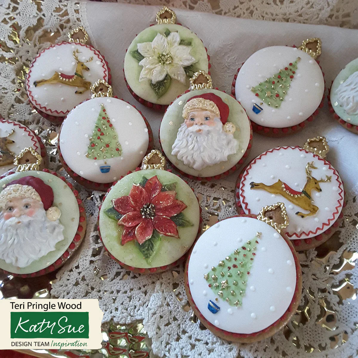 Moule en silicone Cupcake Poinsettia