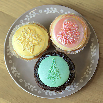 Moule en silicone Cupcake Poinsettia