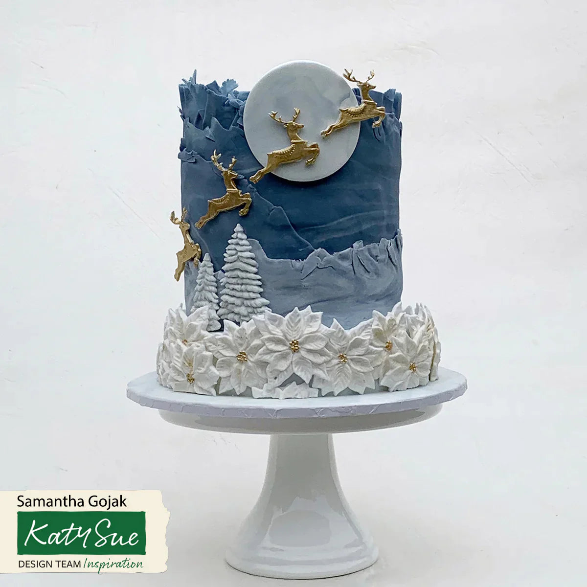 Moule en silicone Cupcake Poinsettia
