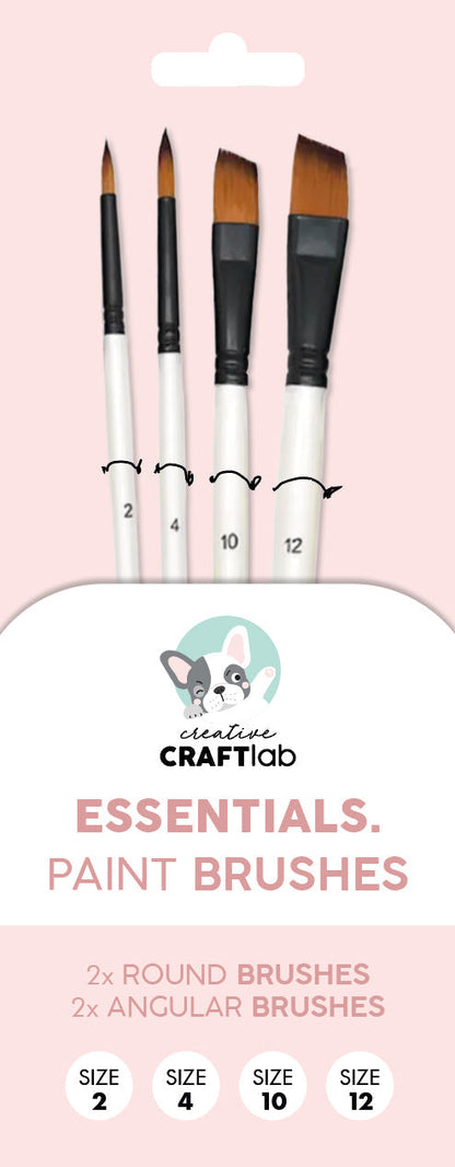 CCL Lot de 4 pinceaux essentiels 4 pinceaux