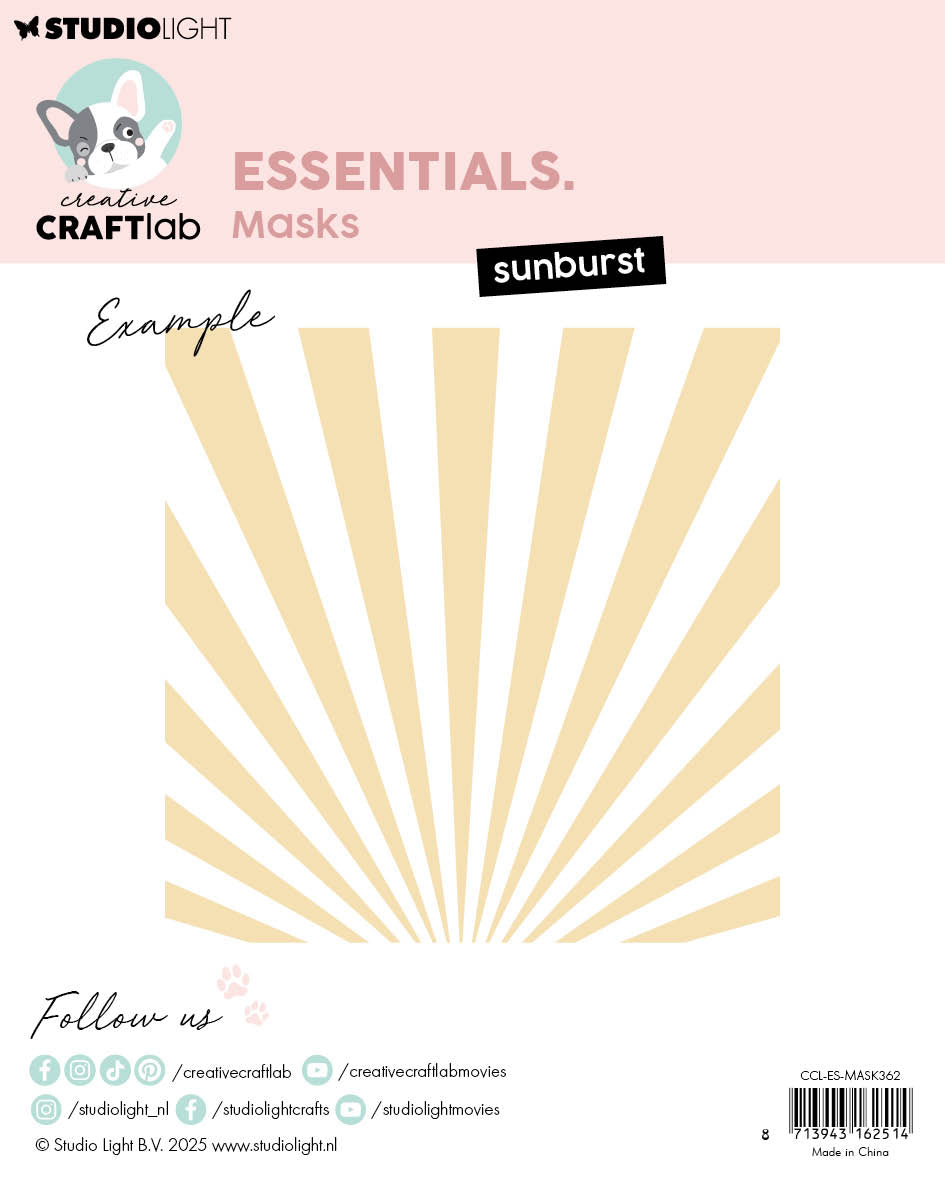 CCL Masques Sunburst Essentials 1 pièce