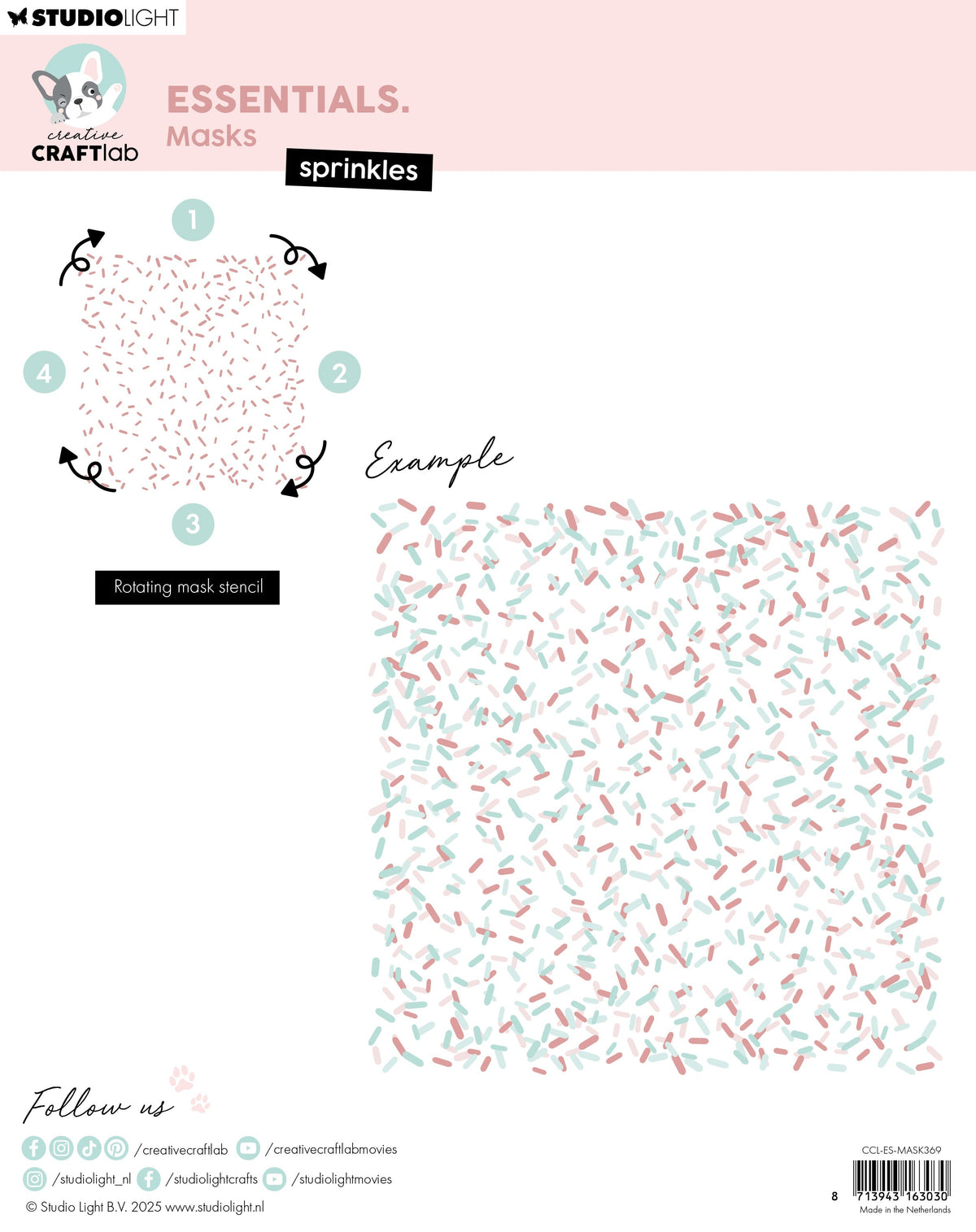 CCL Masks Sprinkles Essentials 1 Piece