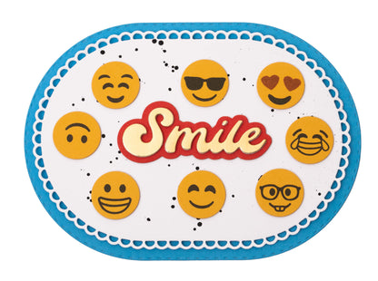 CCL Stamp & Cutting Die Emoticons Essentials 17 Pieces