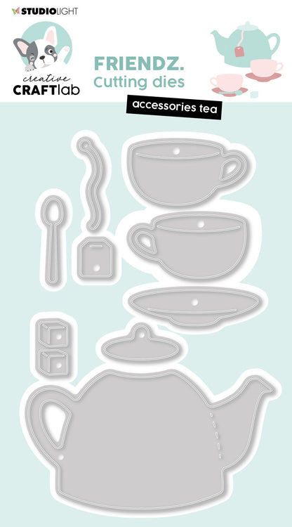 CCL Matrice de découpe Accessoires Tea Friendz 85x128x1mm 10 PC réf.729