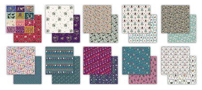 Craft Consortium Les 12 Jours de Noël - Bloc de papier 6x6