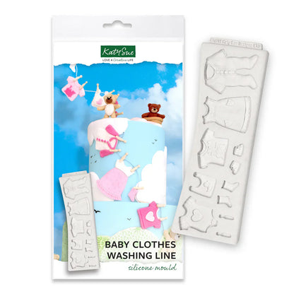Moule en silicone pour étendoir à linge pour bébé