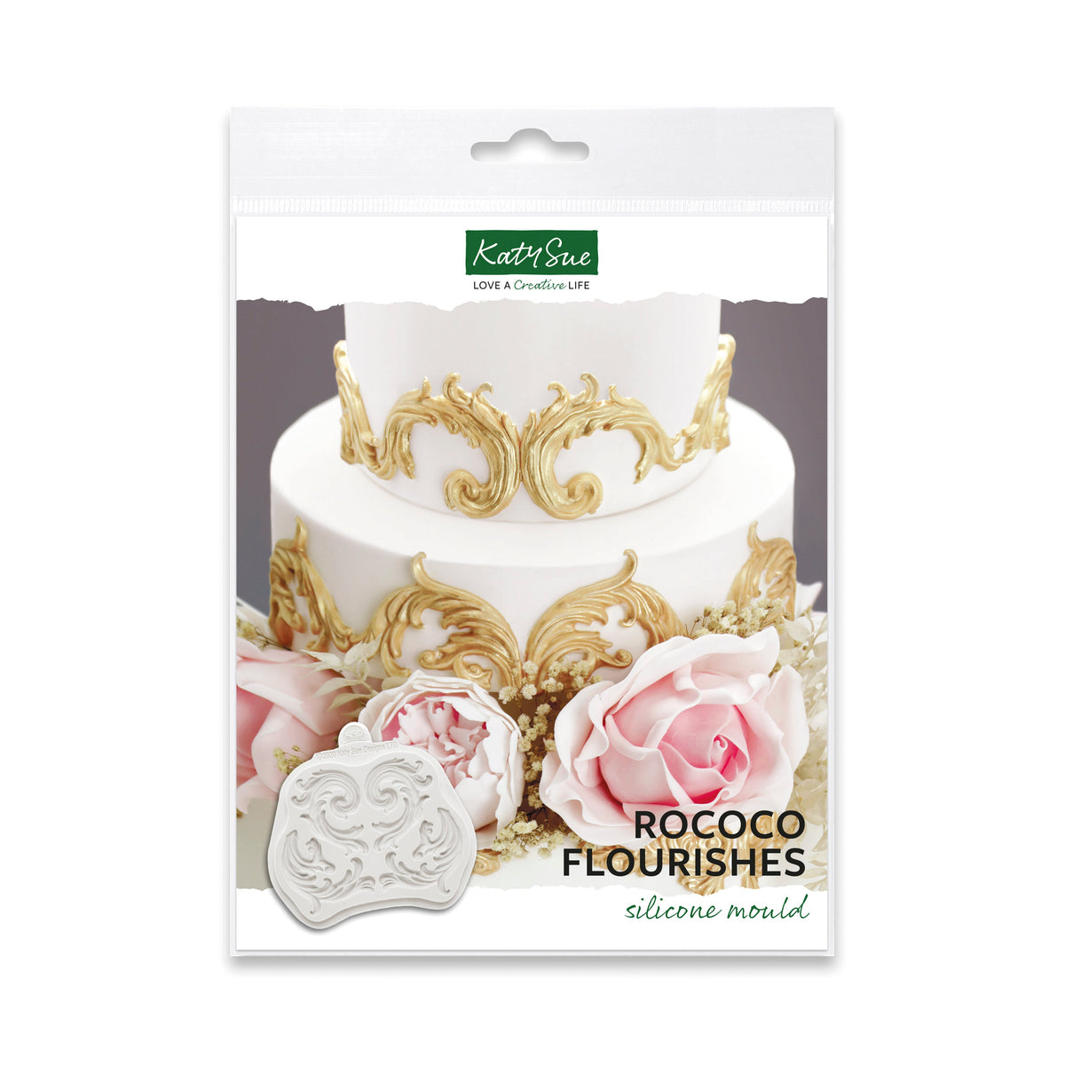 Moule en silicone Rococo Flourishes