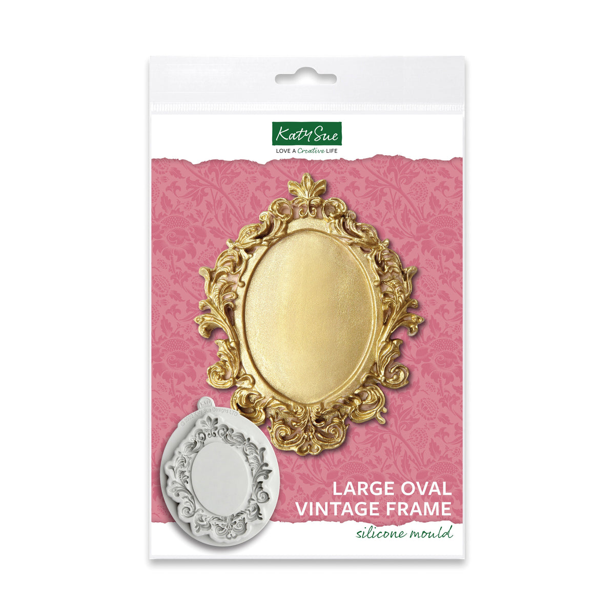 Large Oval Frame Silicone Mould