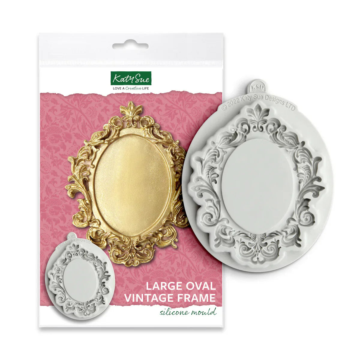 Large Oval Frame Silicone Mould